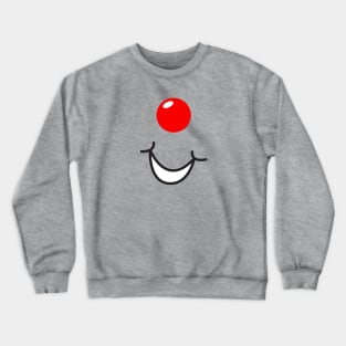 Red Nose Day, Funny Clown Nose Crewneck Sweatshirt